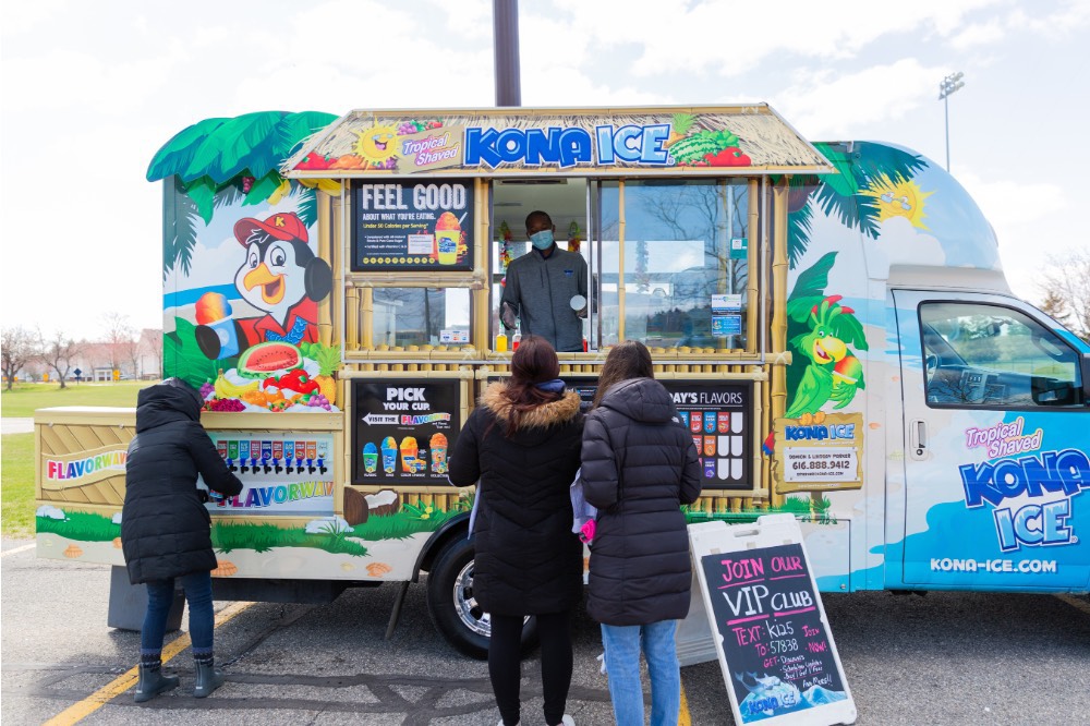 Kona Ice shares what they can create with customers.